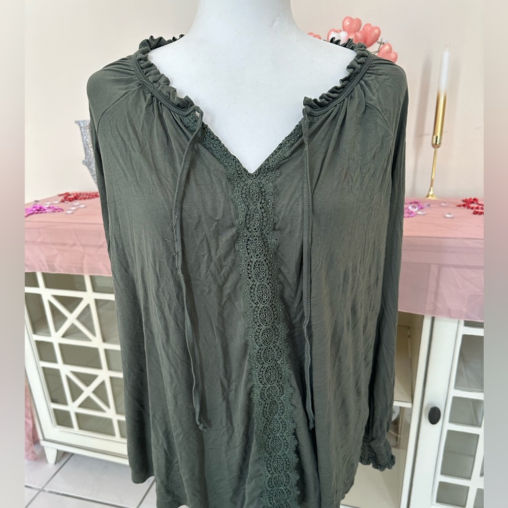 Front Lace Top